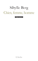 Chien, femme, homme